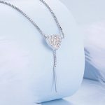 Minimalist CZ Heart Necklace