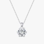 Dazzling Moissanite Pendant Necklace