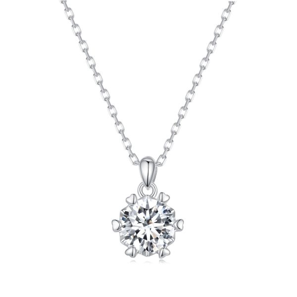 Dazzling Moissanite Pendant Necklace