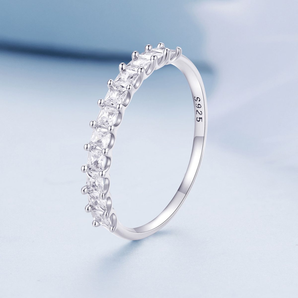 Sparkling Half Eternity Band Ring - Image 2