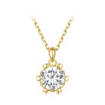Dazzling Moissanite Pendant Necklace - Image 7