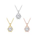 Dazzling Moissanite Pendant Necklace - Image 4