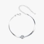 Moissanite Snake Chain Bracelet