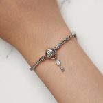 Heart Lock & Key Chain Bracelet - Image 5