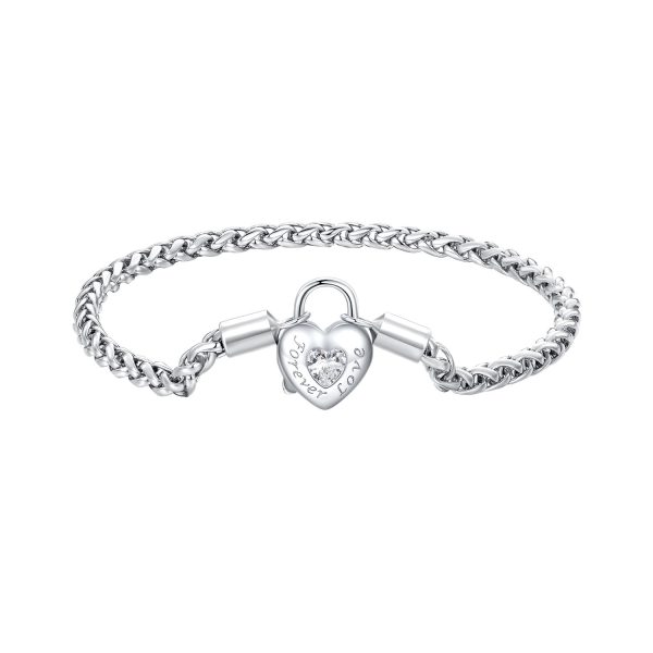 Heart Lock Chain Bracelet