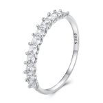 Sparkling Half Eternity Band Ring
