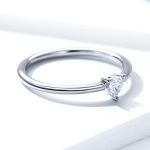 Heart Solitaire Ring - Image 5