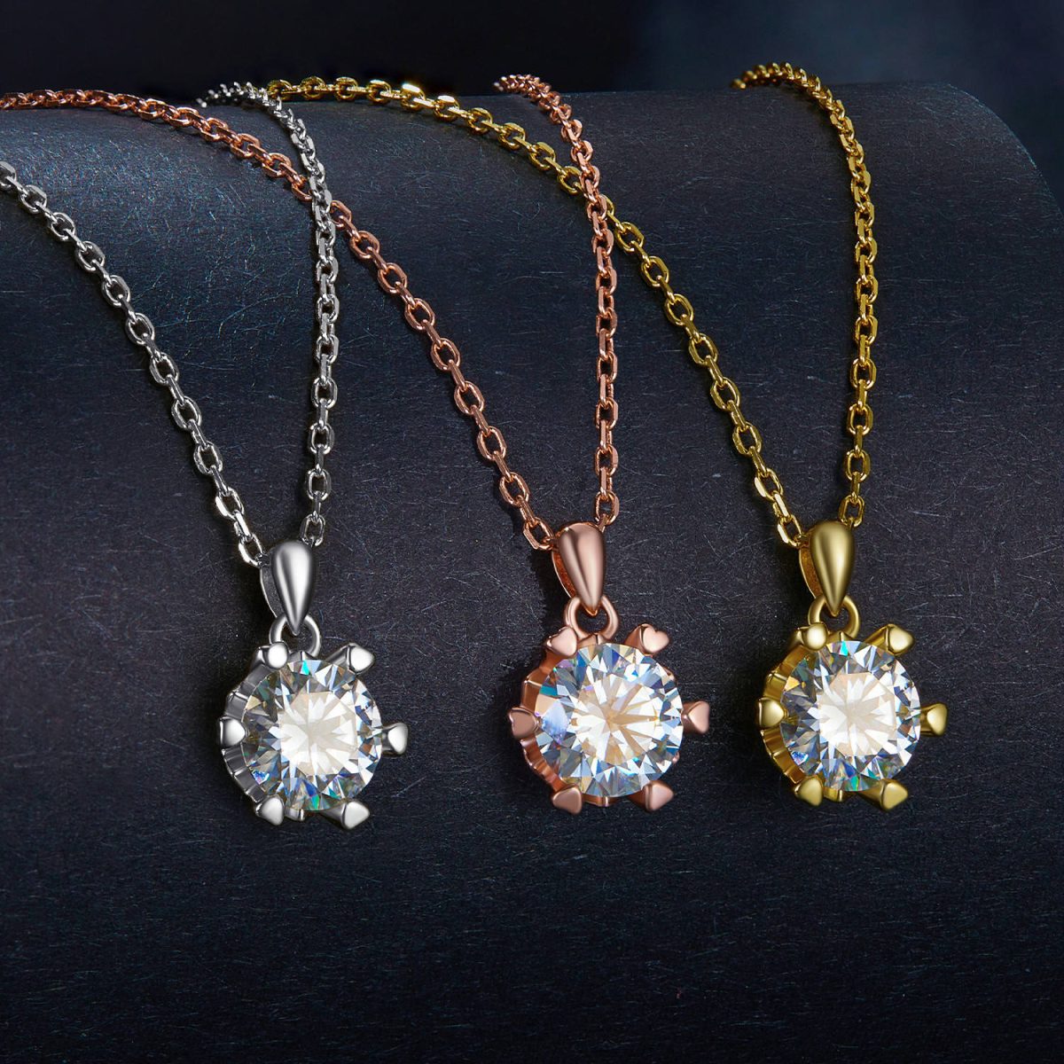 Dazzling Moissanite Pendant Necklace - Image 5