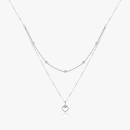 Double Layer Heart Pendant Necklace