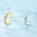 Double Layer Knot Band Ring - Image 5