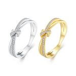 Double Layer Knot Band Ring - Image 4