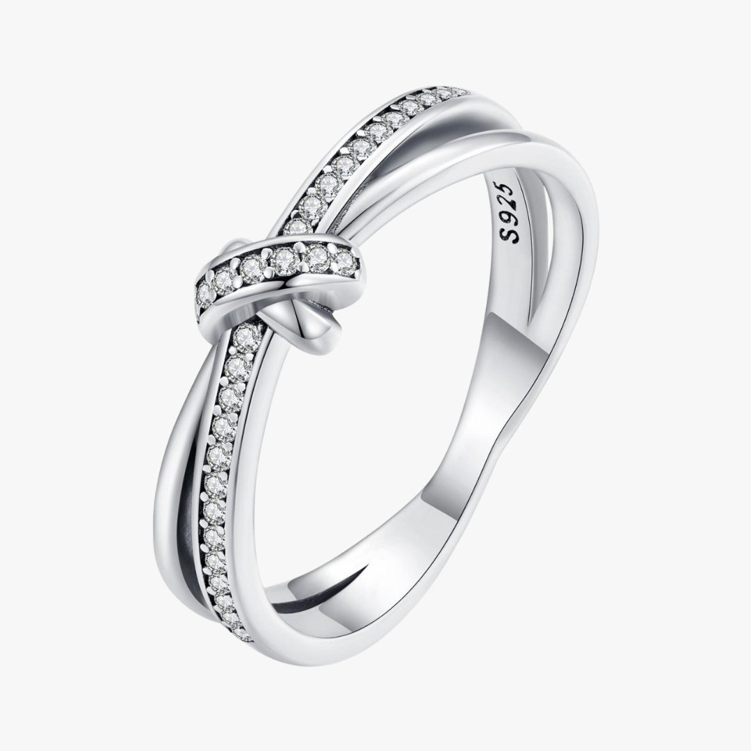 rhAGHedb9c7ff2da846a2b684b69e5553282135dI-1200x1200 Double Layer Knot Band Ring - Image 1