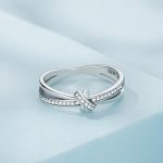Double Layer Knot Band Ring - Image 6