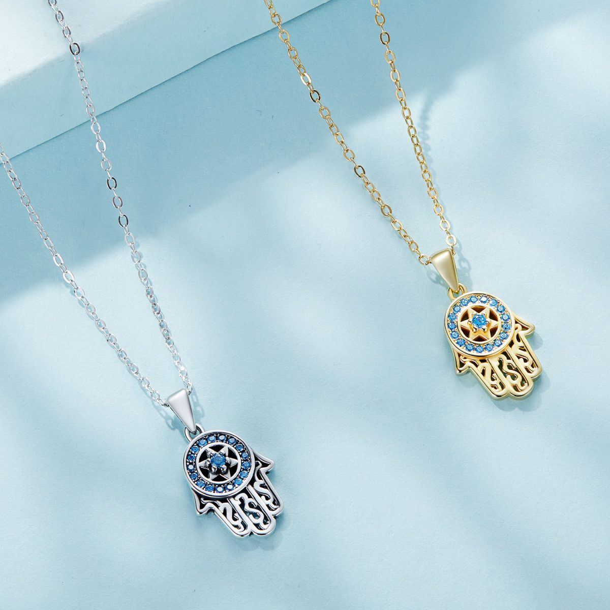 Hamsa Pendant & Necklace - Image 6