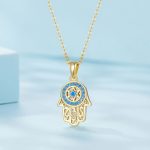 Hamsa Pendant & Necklace - Image 5