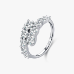Radiant Cluster Sparkle Ring