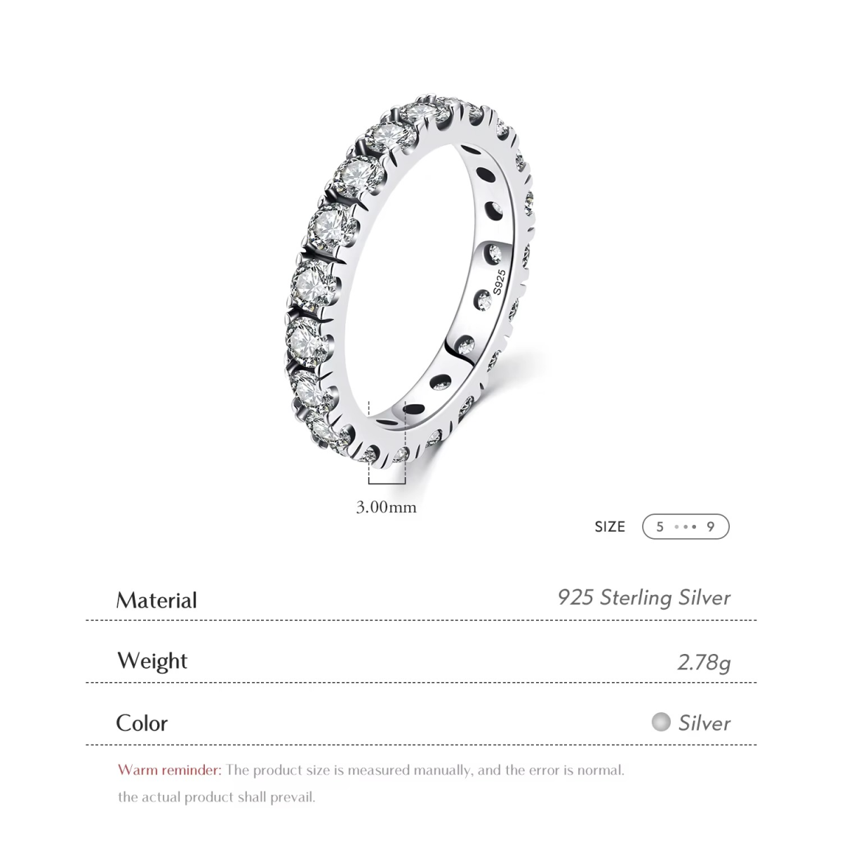 Eternal Sparkle CZ Ring - Image 5