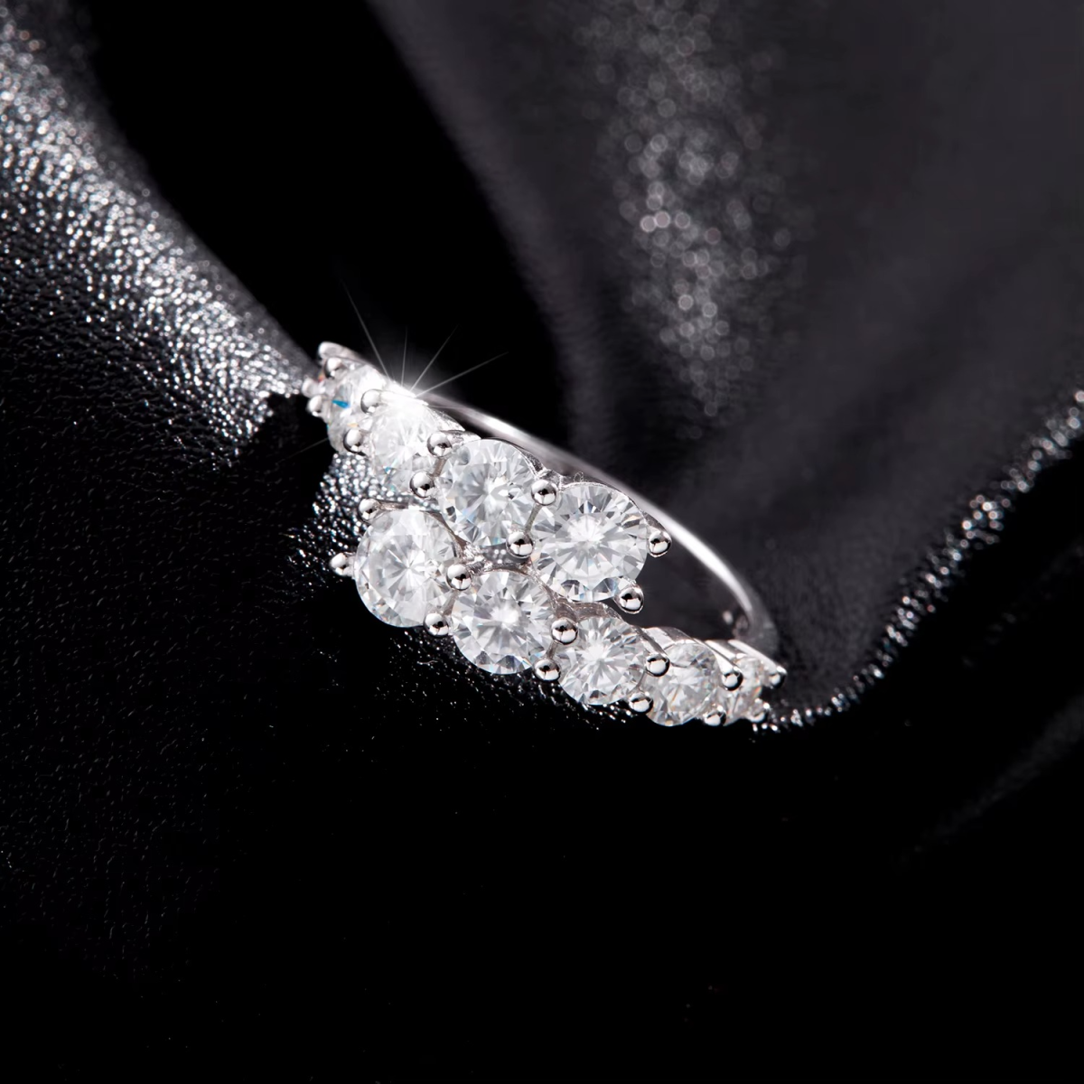 Radiant Cluster Sparkle Ring - Image 4