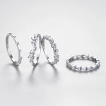 Marquise & Round Eternity Ring - Image 5