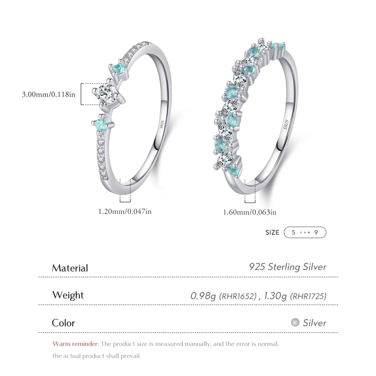 Paraiba Mist Elegance Halo Ring - Image 7