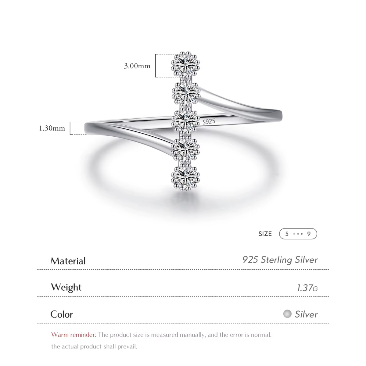 Vertical Blossom Ring - Image 6