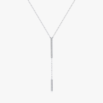 Minimalist Sparkle Y Necklace