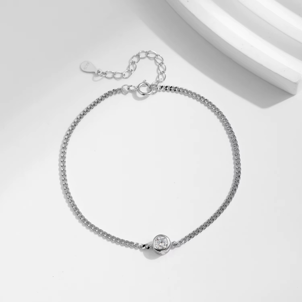 Luminous Moissanite Solitaire Bracelet - Image 4