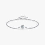Luminous Moissanite Solitaire Bracelet