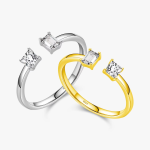 Dual Stone Adjustable Ring