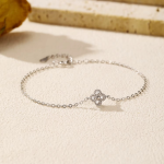 Blooming Grace Clover Adjustable Bracelet - Image 4