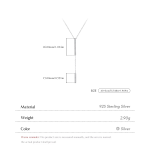 Minimalist Sparkle Y Necklace - Image 6