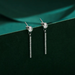 Sparkle Bar Drop Earrings - Image 3