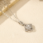 Four Leaf Clover Pendant Necklace - Image 3