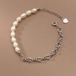 Freshwater Pearl Chain Bracelet - Image 3