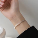 Freshwater Pearl Chain Bracelet - Image 2