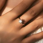 1 Carat Classic Moissanite Solitaire Ring - Image 2