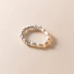 Adjustable Pearl & Silver Bead Ring - Image 7