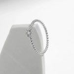 Minimalist Moissanite Solitaire Ring - Image 5