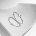 Minimalist Moissanite Solitaire Ring - Image 3