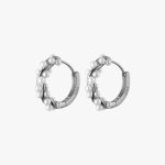 Pearl Twist Hoop Earrings