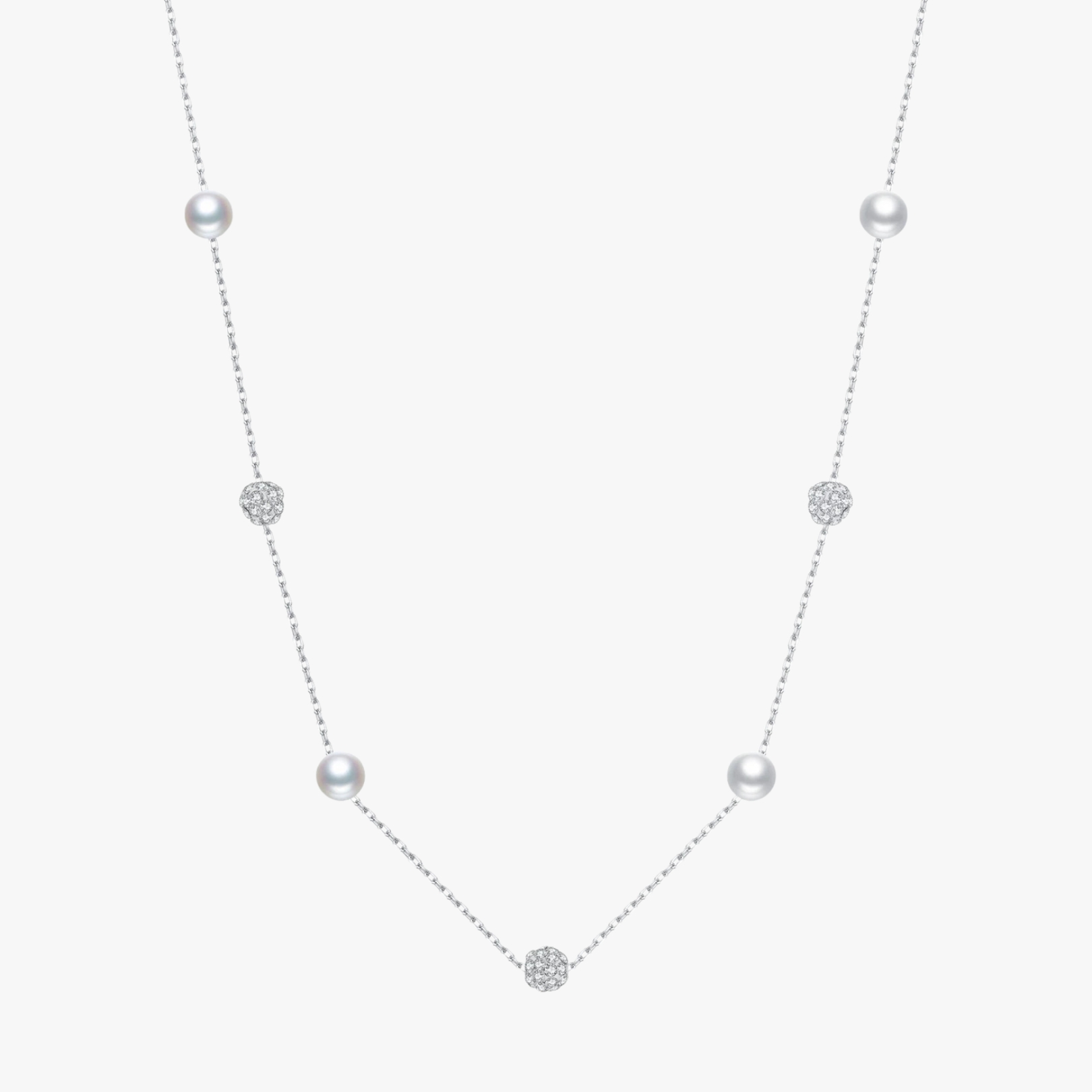 Orange Illustrative Halloween Sale Instagram Post (1) Pearl & Sparkle Bead Chain Necklace - Image 1