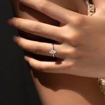 Marquise Moissanite Solitaire Ring - Image 2
