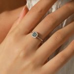 Elegant Moissanite Halo Ring - Image 2