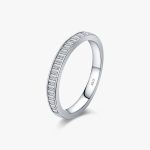 Baguette Cut Moissanite Eternity Ring - Image 3