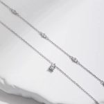 Layered Moissanite Pendant Necklace - Image 5