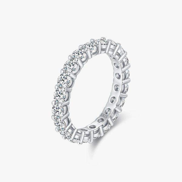 Moissanite Eternity Band Ring