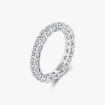 Moissanite Eternity Band Ring - Image 3