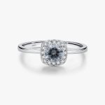 Elegant Moissanite Halo Ring - Image 3