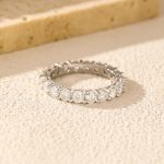 Moissanite Eternity Band Ring - Image 4